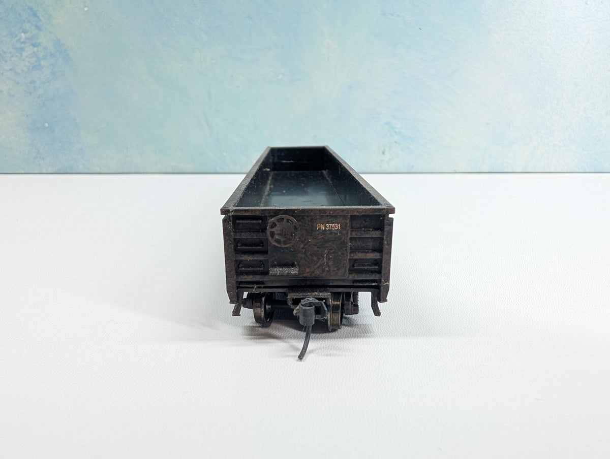 USED Roundhouse HO Scale 52' Gondola, Weathered Providence Northern PN #73531 Metal Wheels