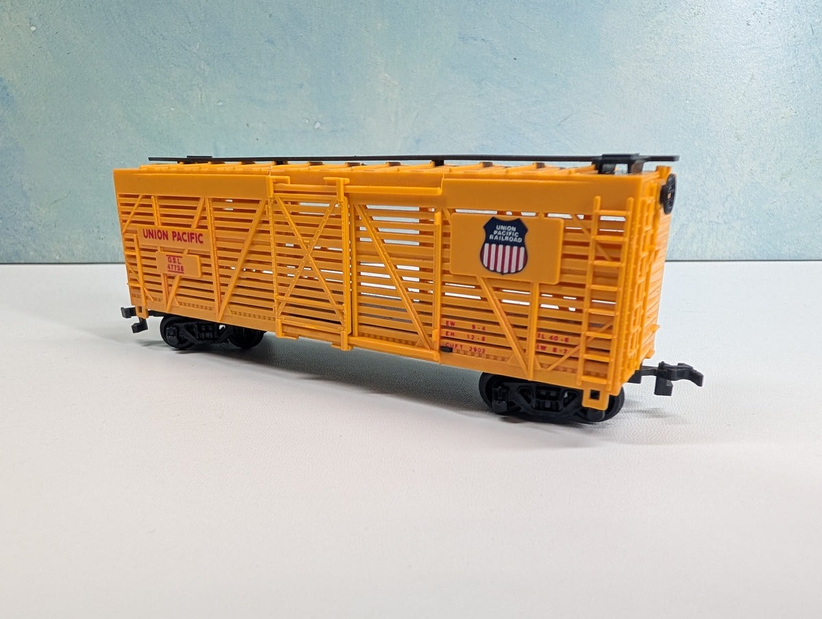 USED Bachmann HO Scale Cattle Stock Car Union Pacific OSL #47736