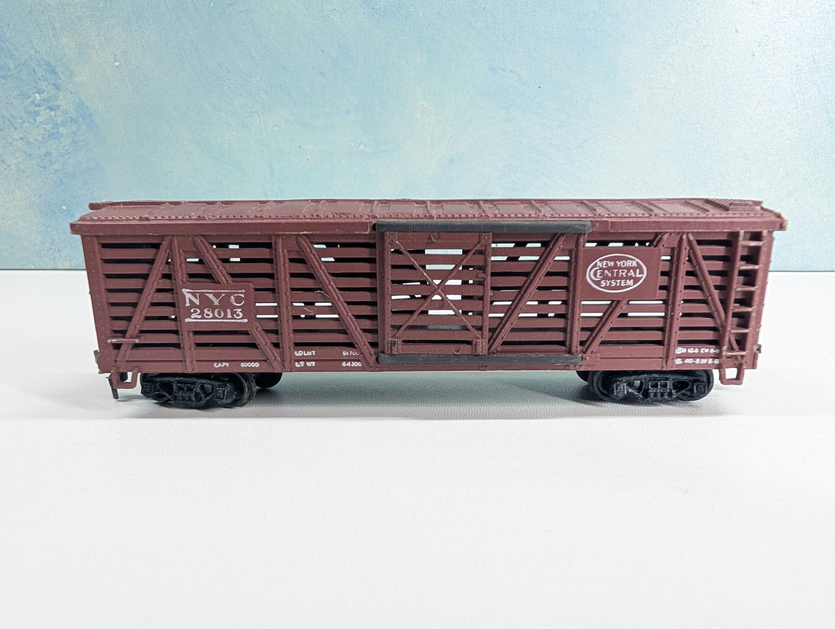 USED HO Scale Cattle Stock Car New York Central NYC #28013