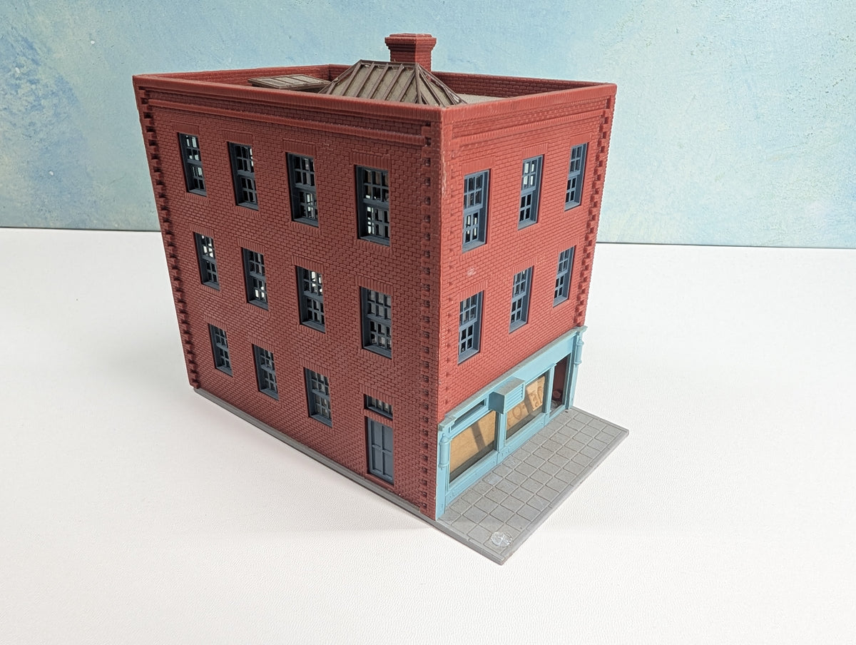 USED HO Scale Brick Storefront