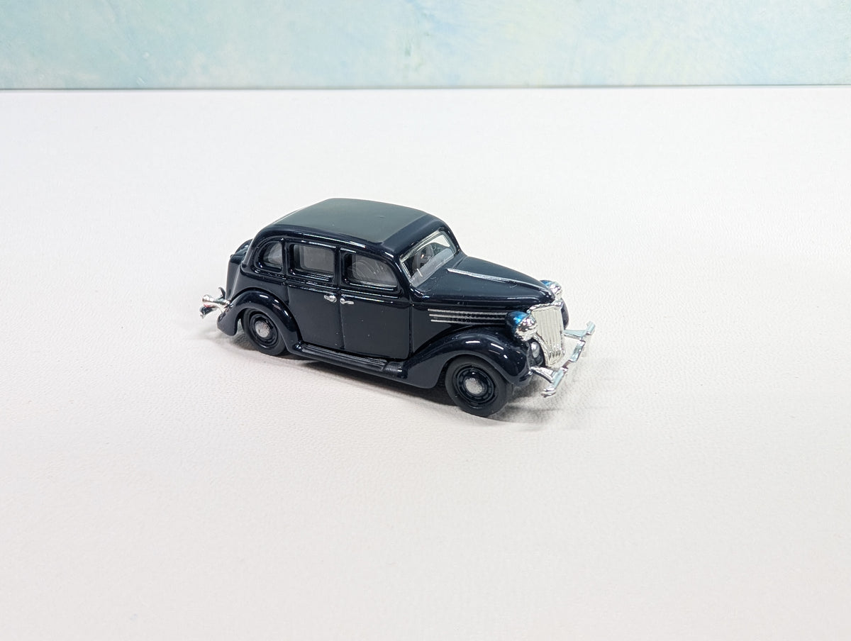 USED Classic Metal Works HO Scale '36 Ford ForDor Sedan, Dark Blue