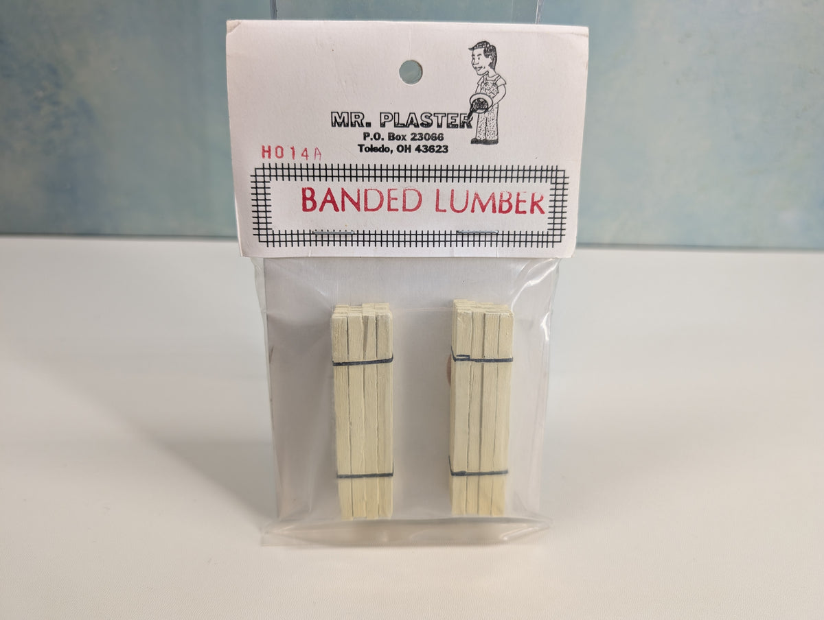Mr. Plaster HO14A HO Scale Banded Lumber Stacks
