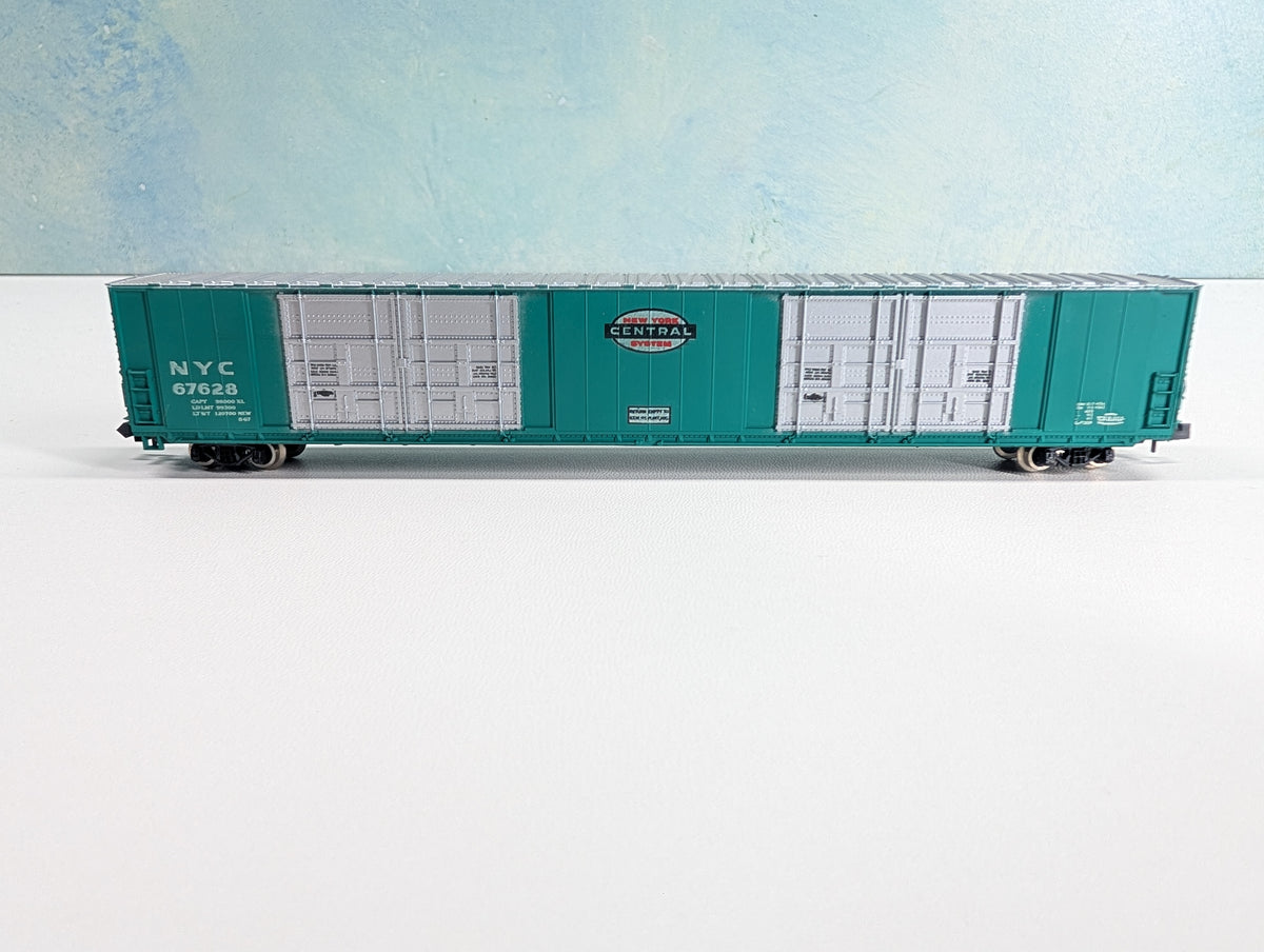 USED Atlas 3134 N Scale 86' HI-Cube Box Car New York Central NYC #67628