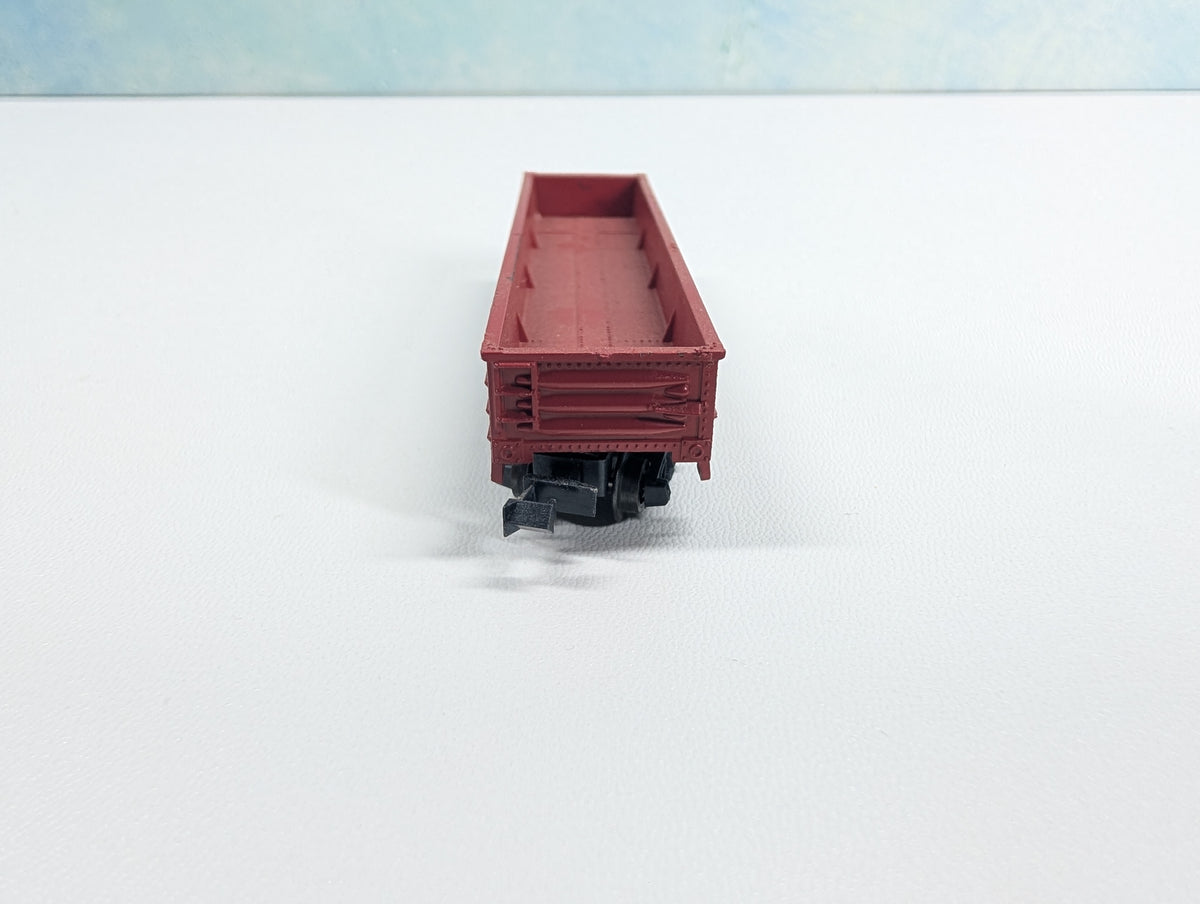 USED Postage Stamp Trains Aurora N Scale Gondola Burlington CB&Q #83116