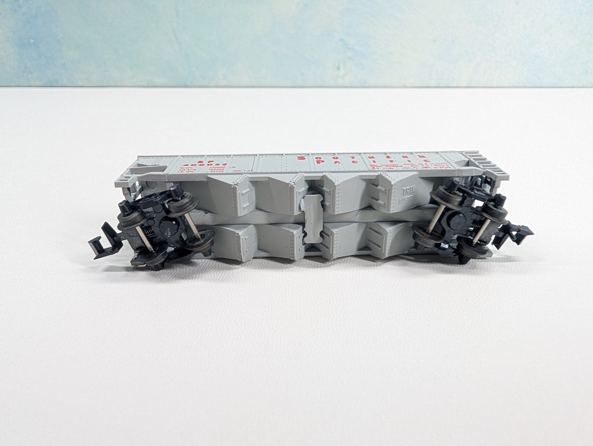 USED Postage Stamp Trains Aurora N Scale Quad Hopper Southern Pacific SP #400055