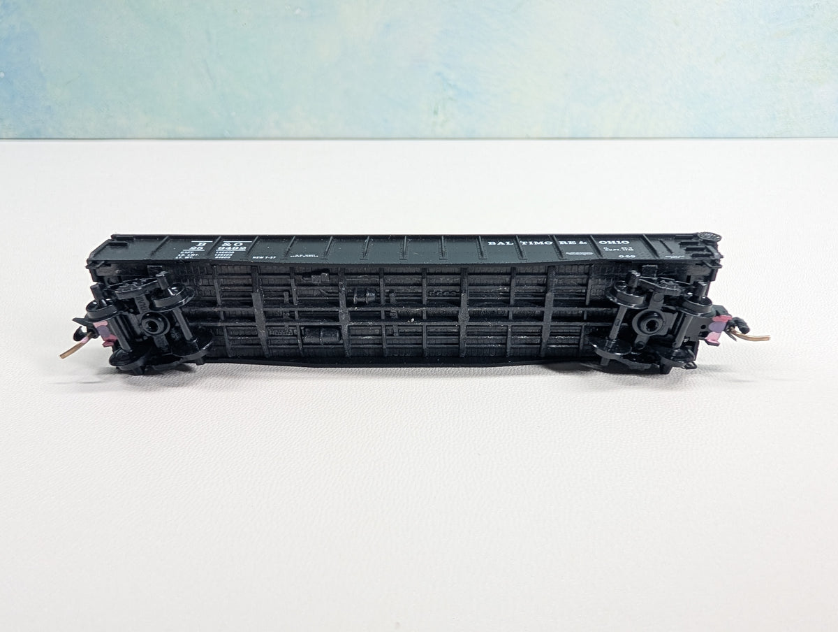 USED Micro-Trains N Scale Gondola w/ Load Baltimore and Ohio B&O #259492