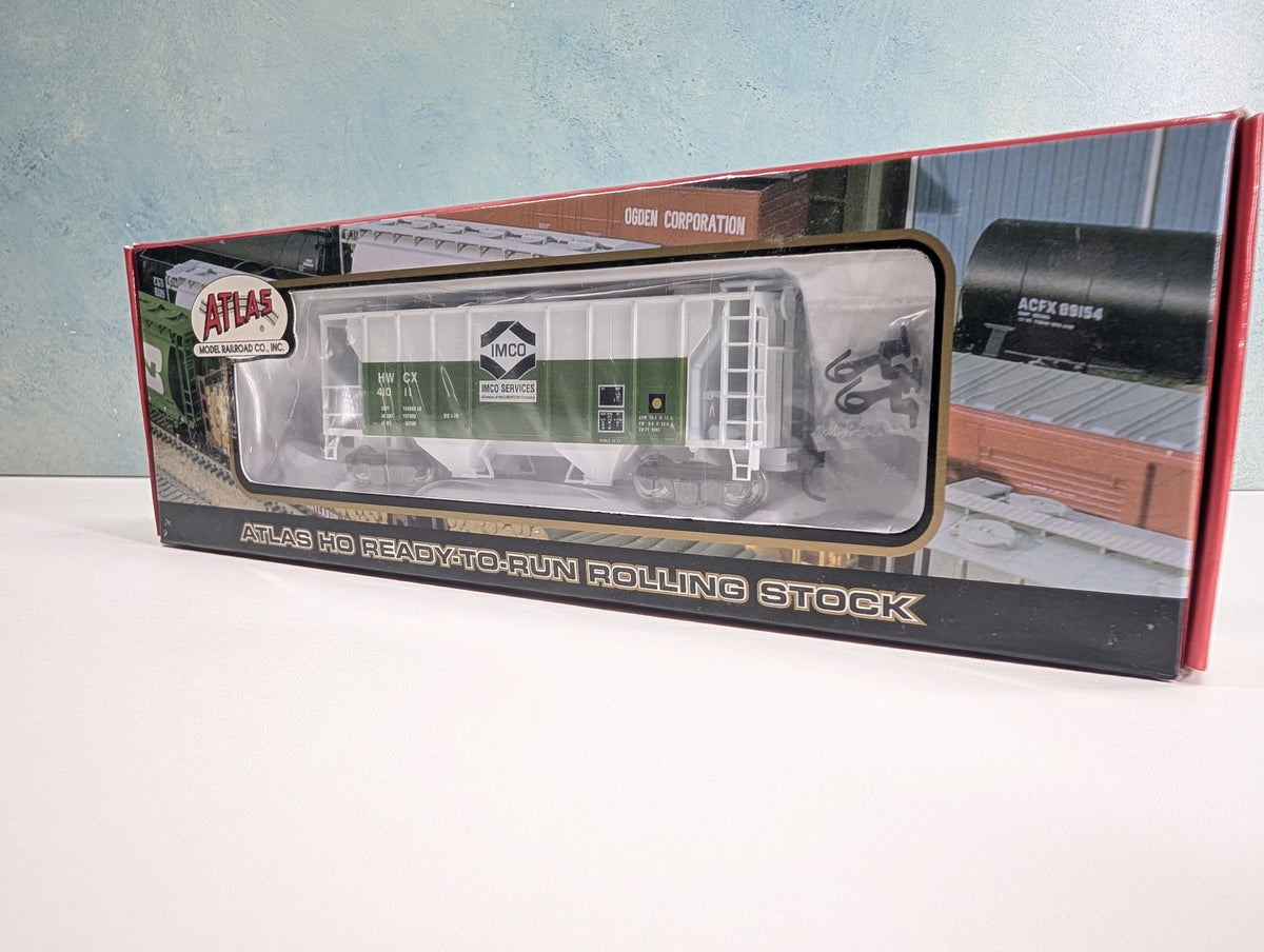 Atlas -22278 HO Scale PS-2 Covered Hopper Imco HWCX #41011 Metal Wheels