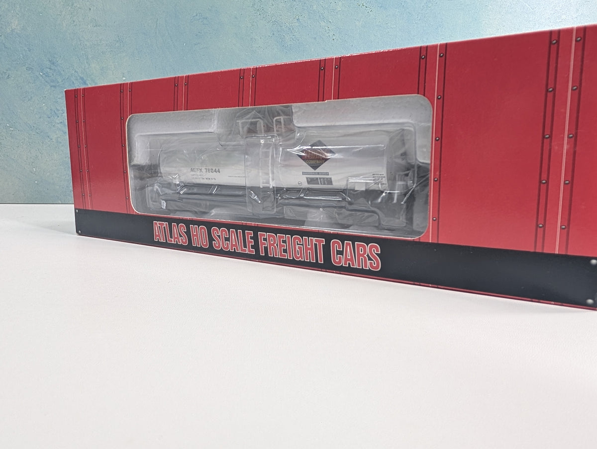 Atlas #1704-4 HO Scale Kaolin Tank Car ACFX #78044 Metal Wheels