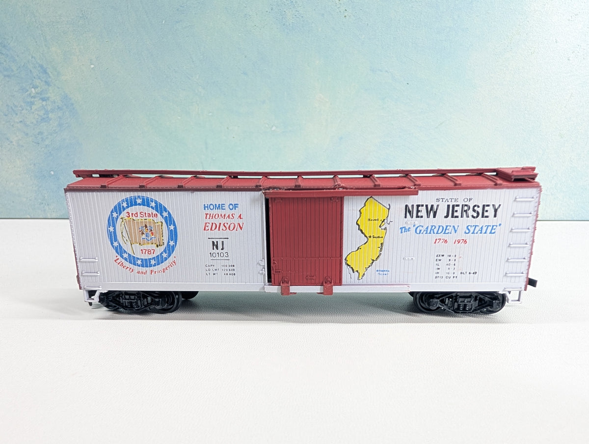 USED TRAIN MINIATURE HO Scale State Car New Jersey NK #10103