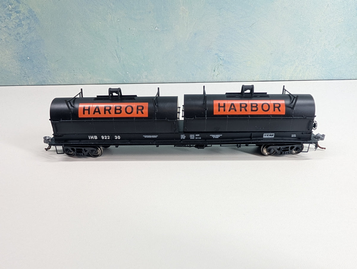 USED Red Caboose HO Scale Coil Car Indiana Harbor Belt IHC #92230 Metal Wheels