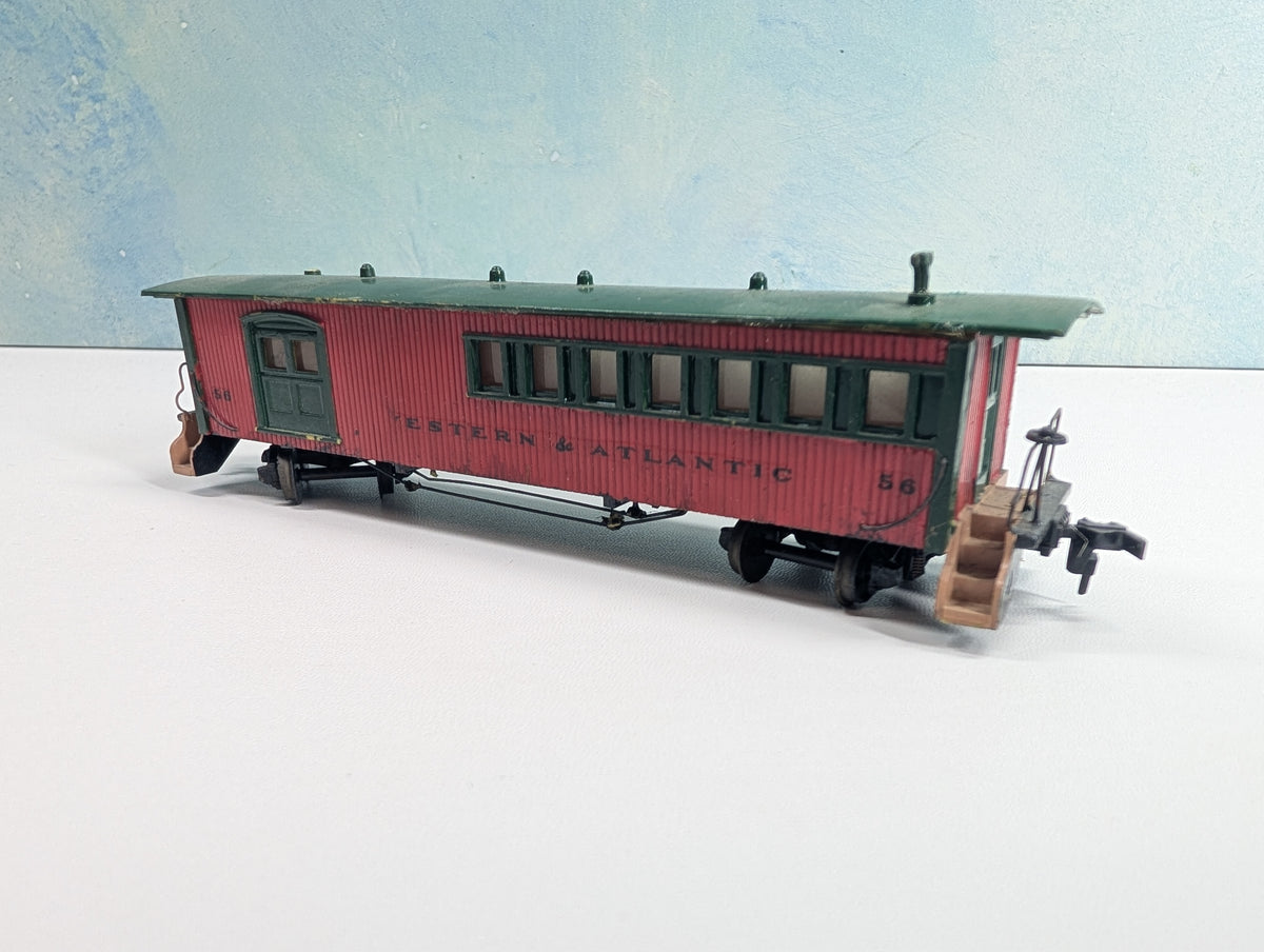 USED HO Scale Old Time Passenger Car Western & Atlantic #56