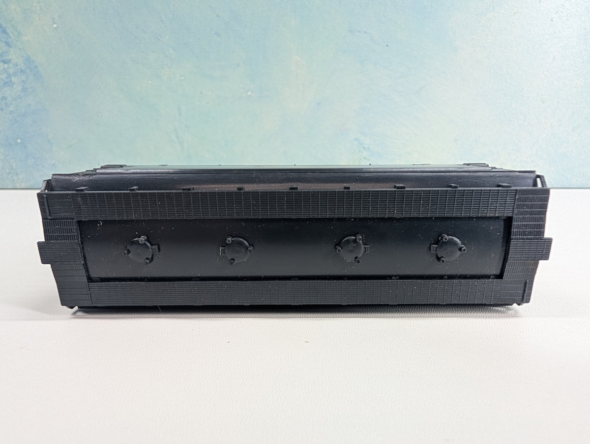USED Athearn HO Scale 2 Bay Covered Hopper Black Undecorated