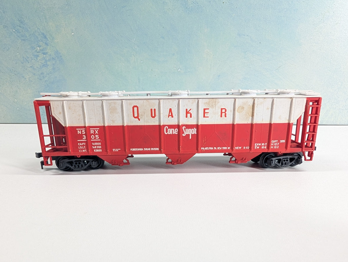 USED HO Scale Covered Hopper Quaker Cane Sugar NSRX #305