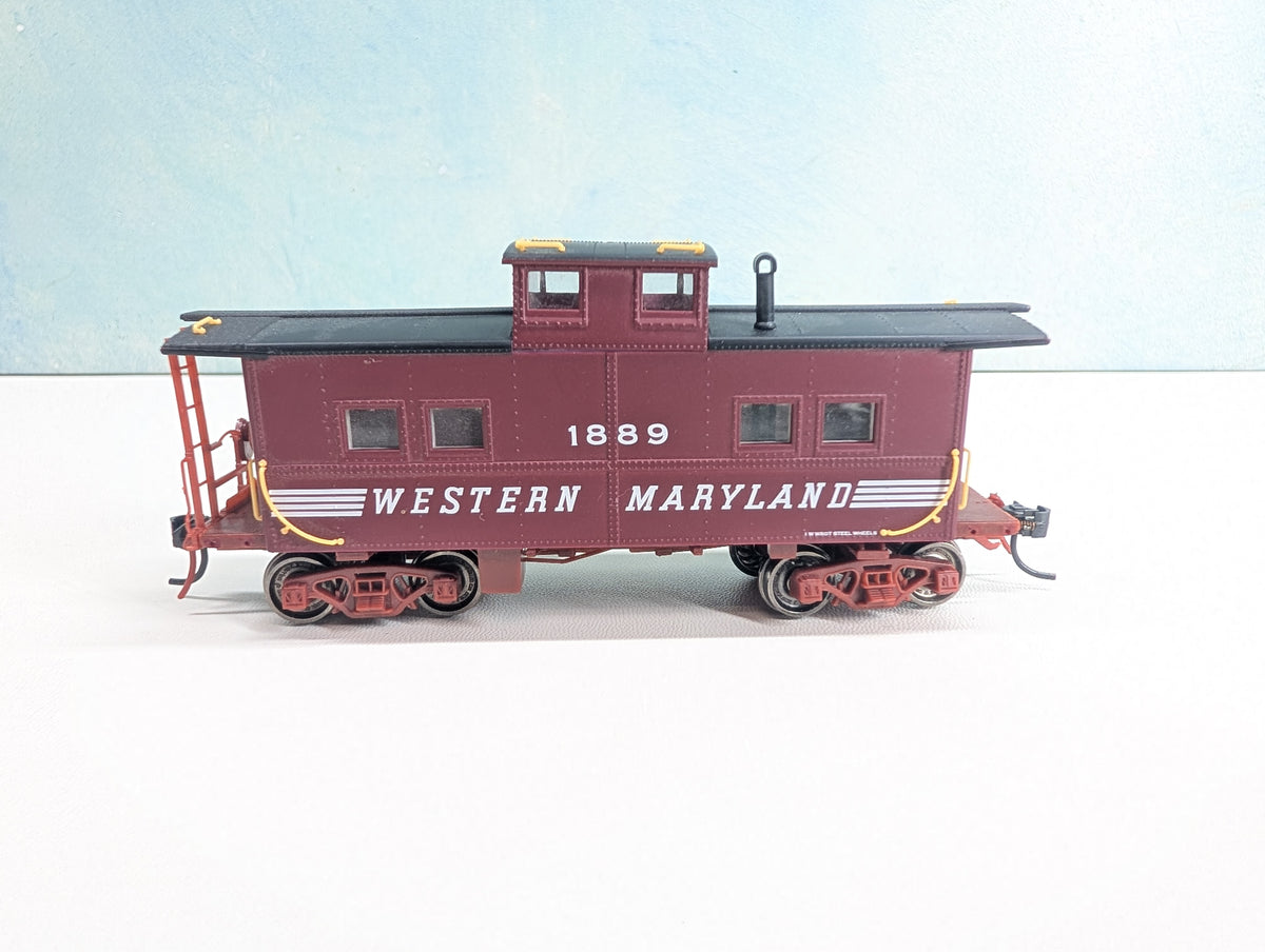 USED Walthers HO Scale Caboose Western Maryland WM #1889 Metal Wheels