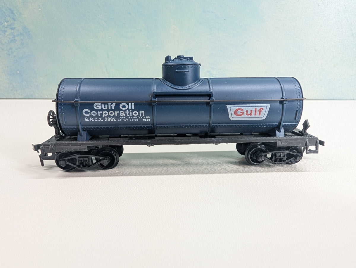USED HO Scale Single Dome Tank car Gulf GRCX #3882