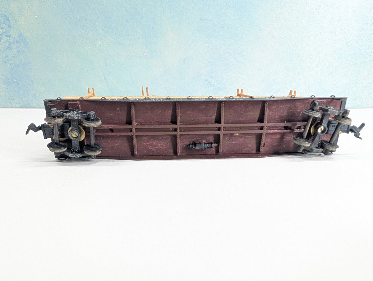 USED Varney HO Scale 50' Flat Car w/ Lumber Load Santa Fe ATSF #91103