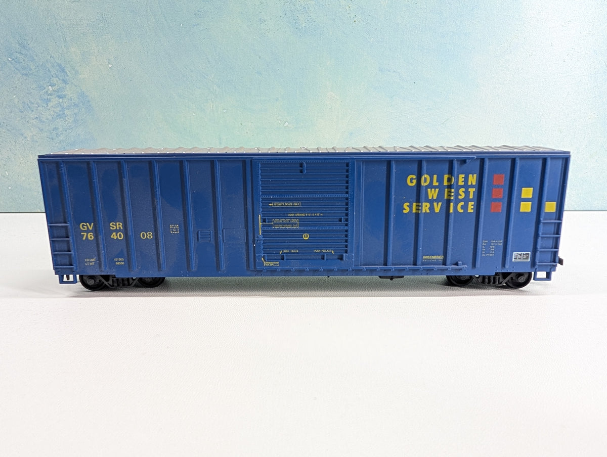 USED Roundhouse HO Scale 50' Box Car Golden West Service GVSR #764008