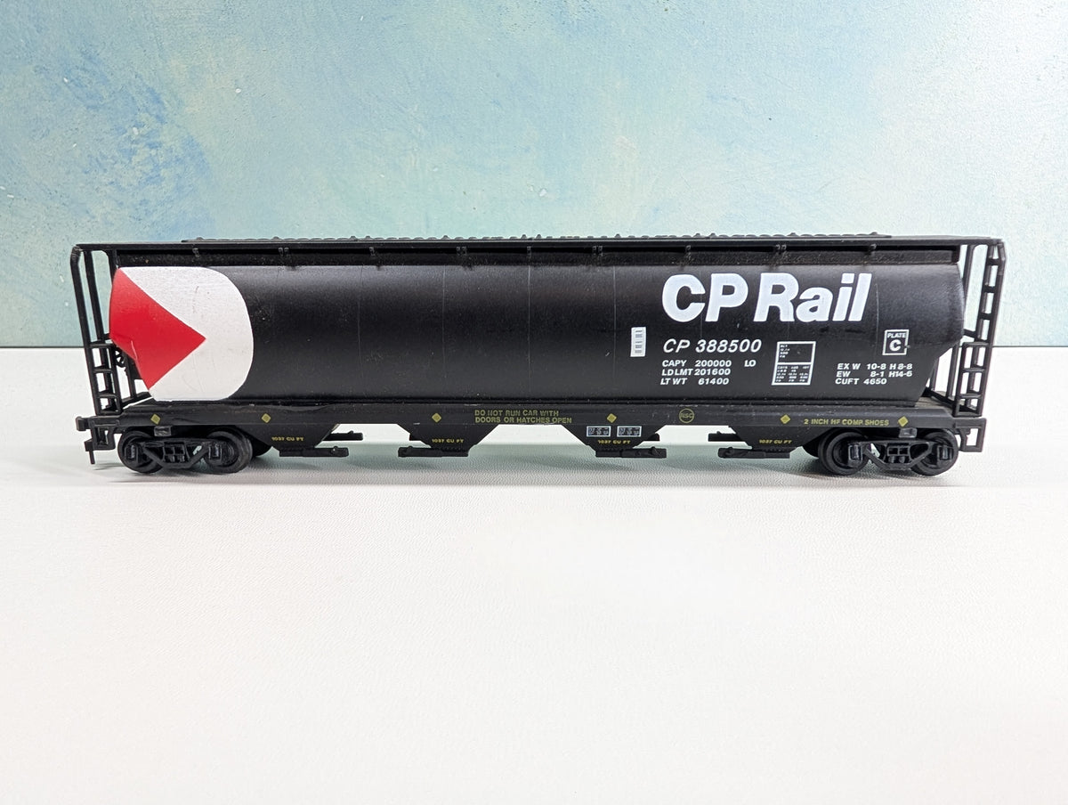 USED Bachmann HO Scale Cylindrical Covered Hopper CP Rail CP #388500