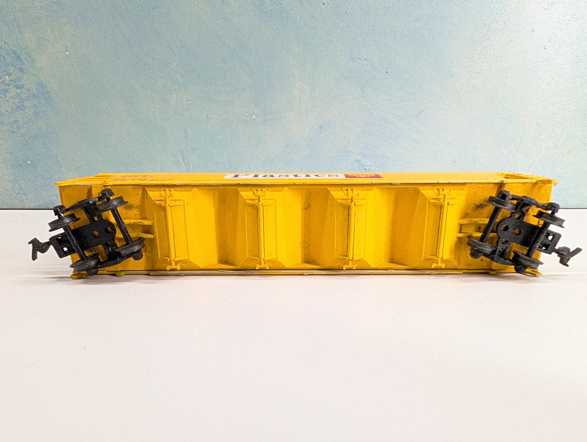 USED Bachmann HO Scale ACF Centerflow Hopper Shell Chemical Plastics SCPX #5703