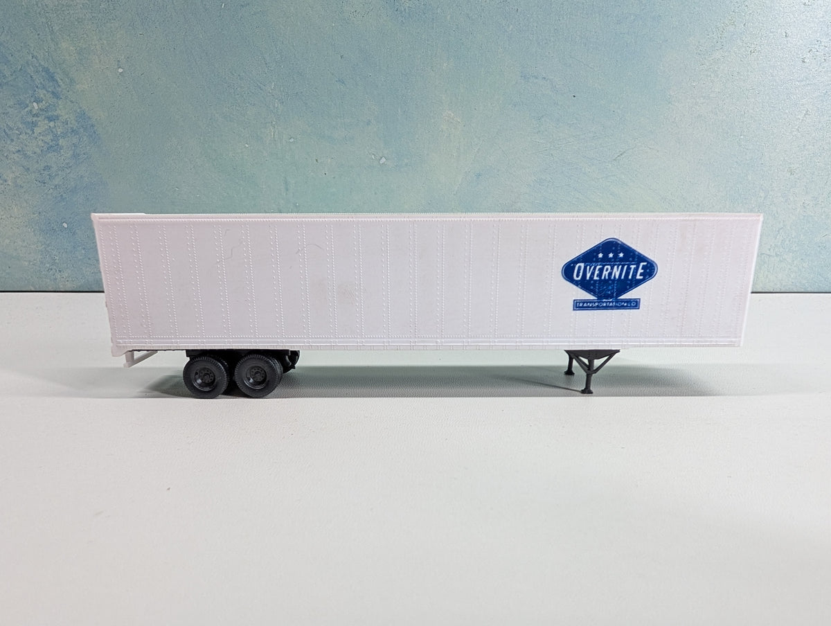 USED Walthers HO Scale 48' Trailer Overnite Transportation #92-1504