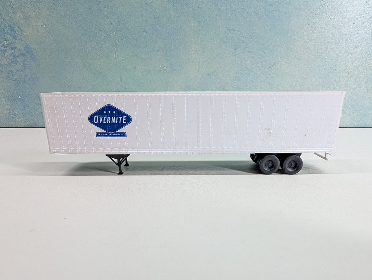 USED Walthers HO Scale 48' Trailer Overnite Transportation #92-1504