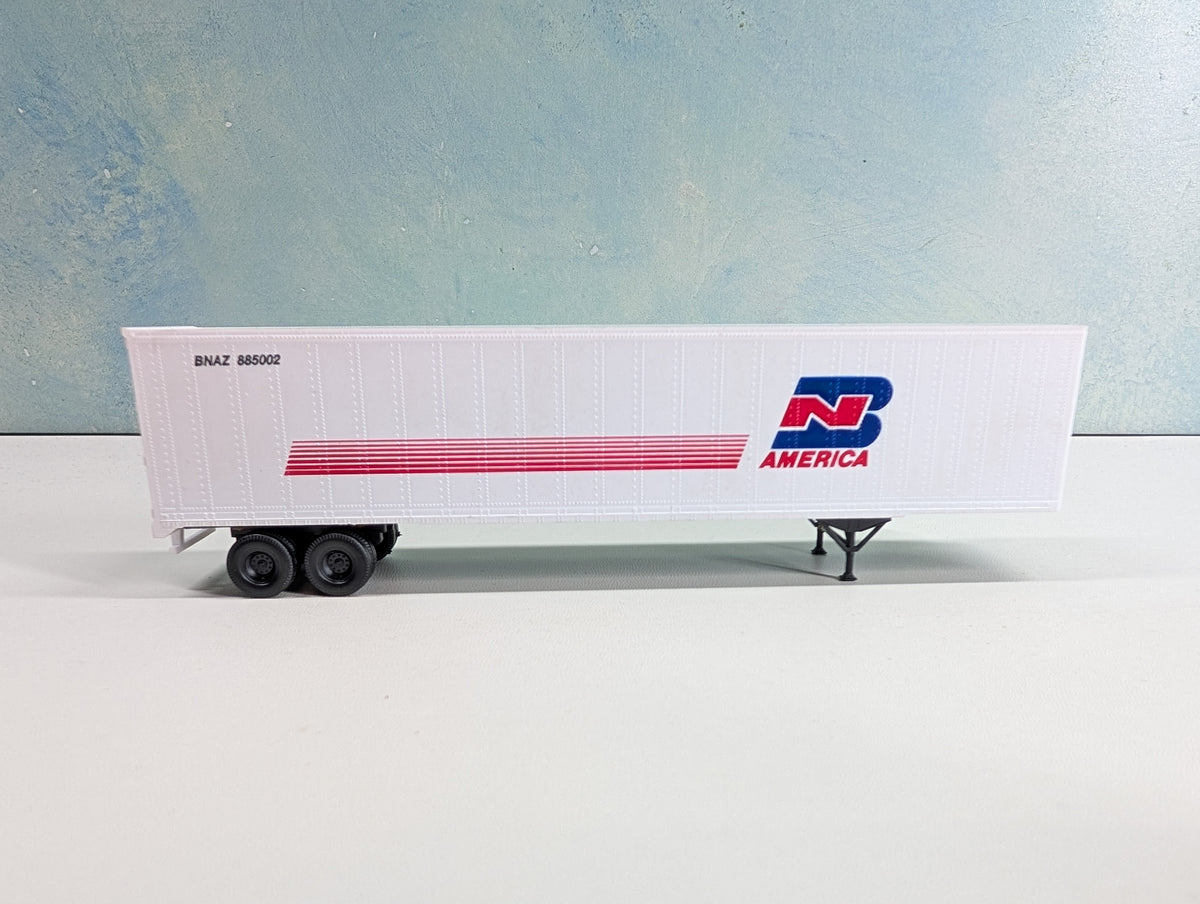 USED Walthers HO Scale 48' Trailer Burlington Northern BNAZ #885002