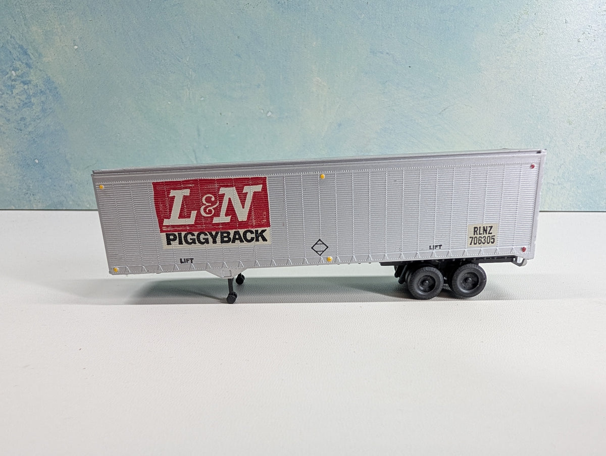 USED Athearn HO Scale 40' Trailer Louisville & Nashville RLNZ #706305