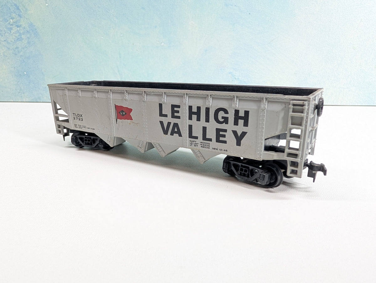 USED HO Scale Quad Hopper Lehigh Valley TLDX #2722