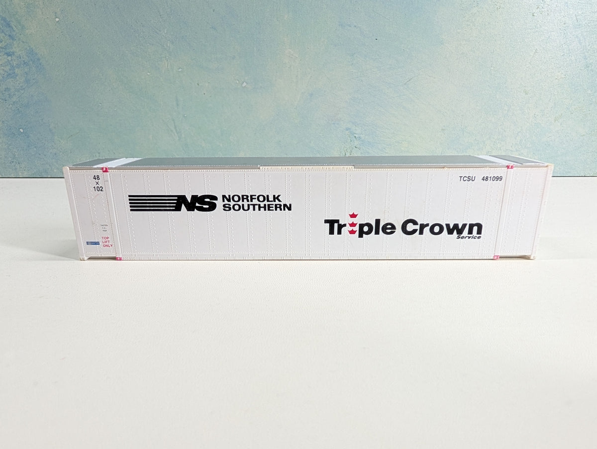 USED Walthers HO Scale 48' Ribbed Side Container Norfolk Southern TCSU #481099