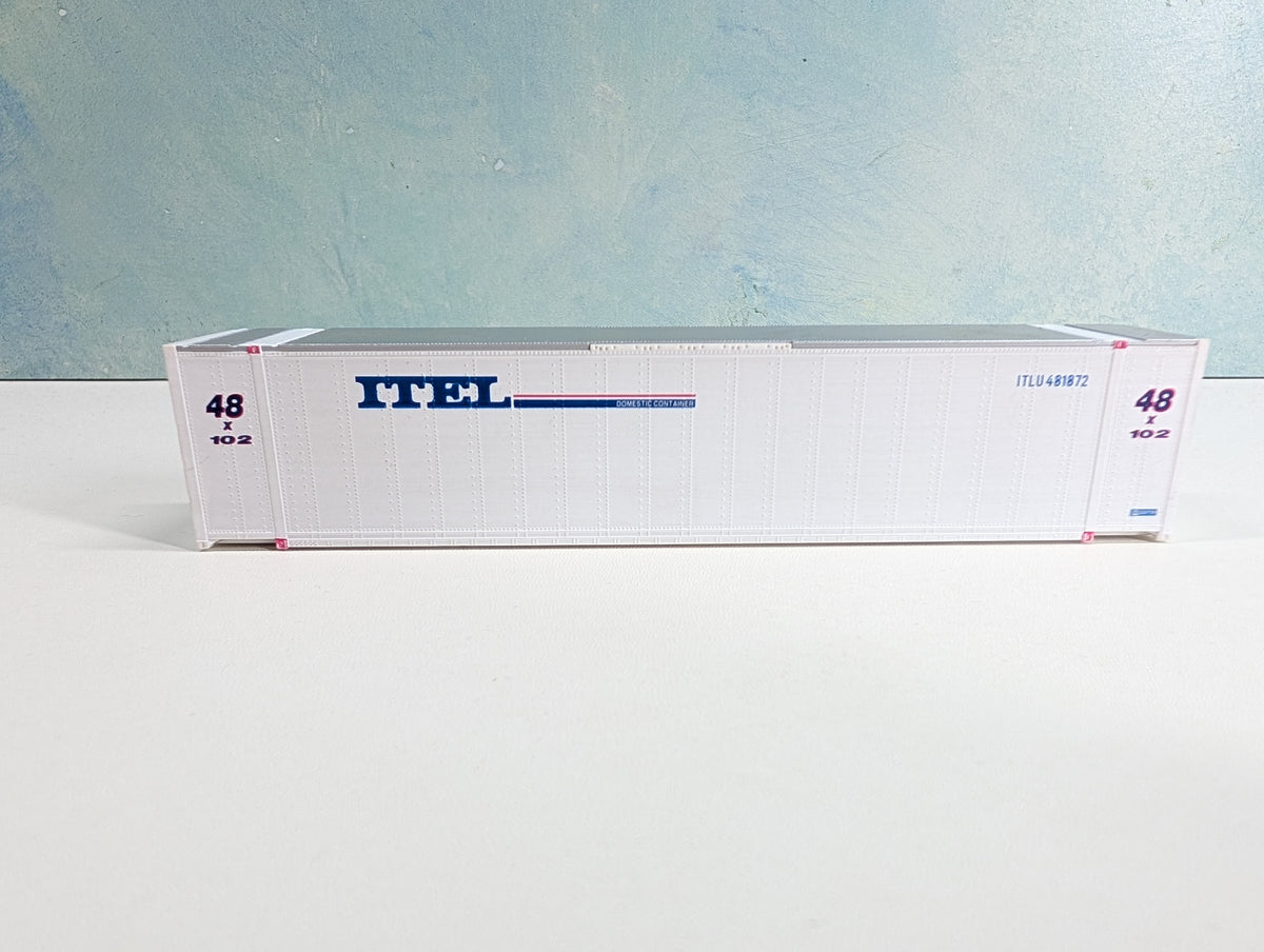 USED Walthers HO Scale 48' Ribbed Side Container ITEL ITLU #481872