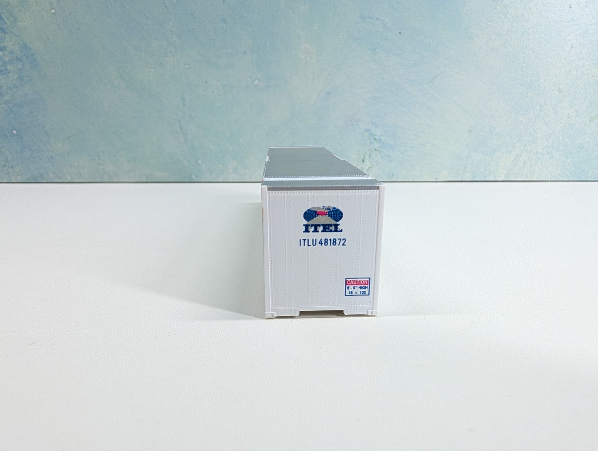 USED Walthers HO Scale 48' Ribbed Side Container ITEL ITLU #481872