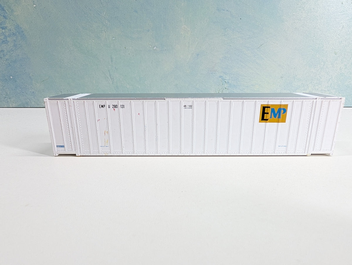 USED Walthers HO Scale 48' Hi-Cube Rib-Side Container EMP EMPU #280131