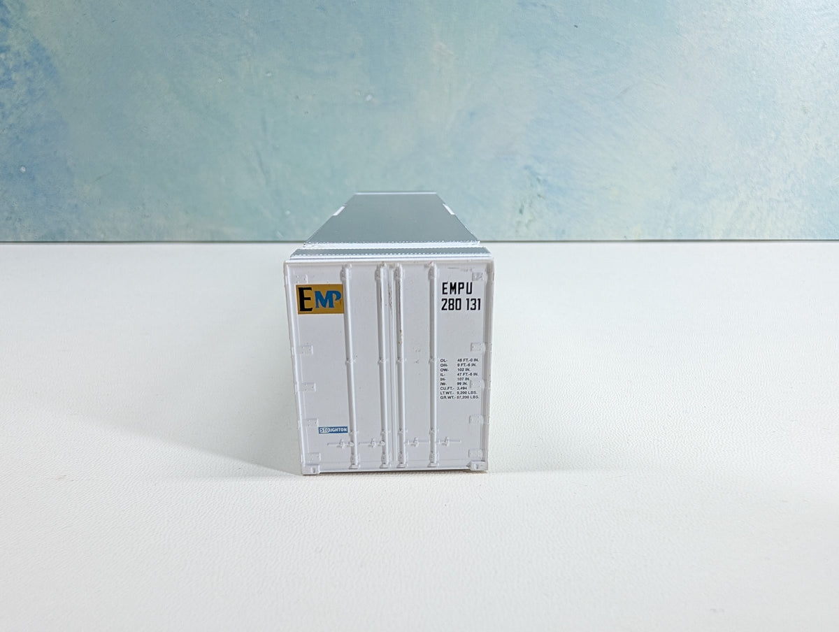 USED Walthers HO Scale 48' Hi-Cube Rib-Side Container EMP EMPU #280131