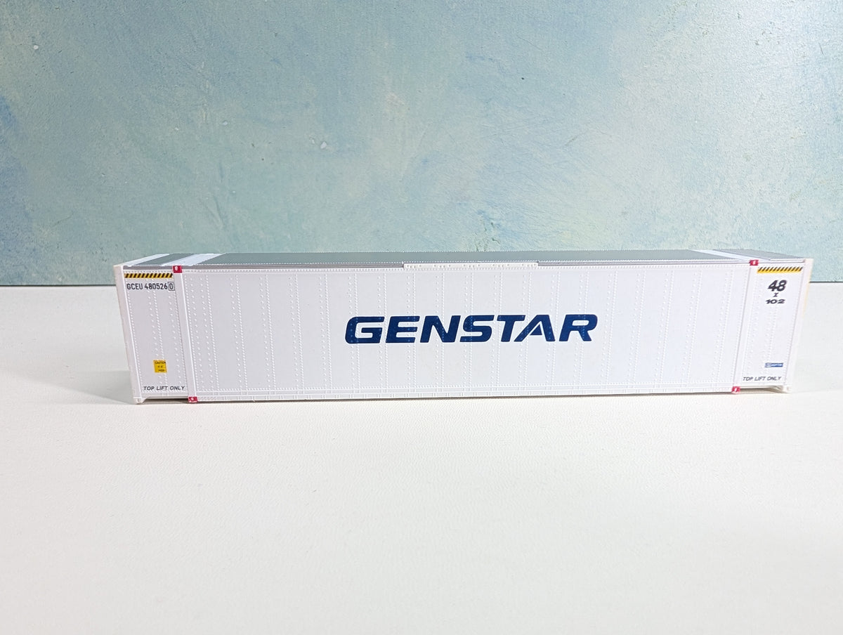 USED Walthers HO Scale 48' Ribbed Side Container Genstar GCEU #4805260