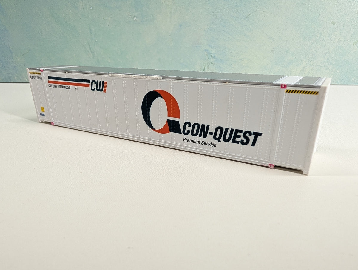 USED Walthers HO Scale 48' Ribbed Side Container Con-Way Intermodal CWIU #270010