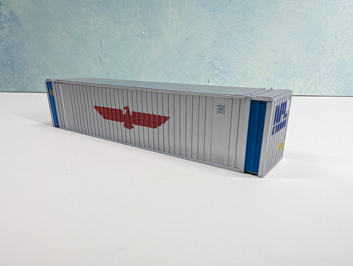 USED Con-Cor HO Scale 45' Container American President Lines APLU #456517
