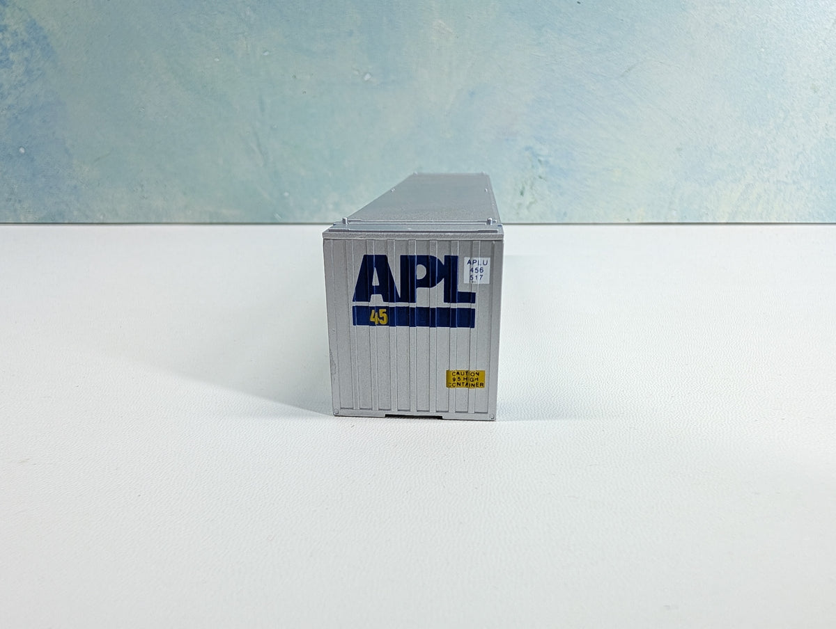 USED Con-Cor HO Scale 45' Container American President Lines APLU #456517
