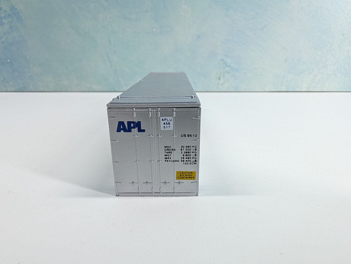 USED Con-Cor HO Scale 45' Container American President Lines APLU #456517