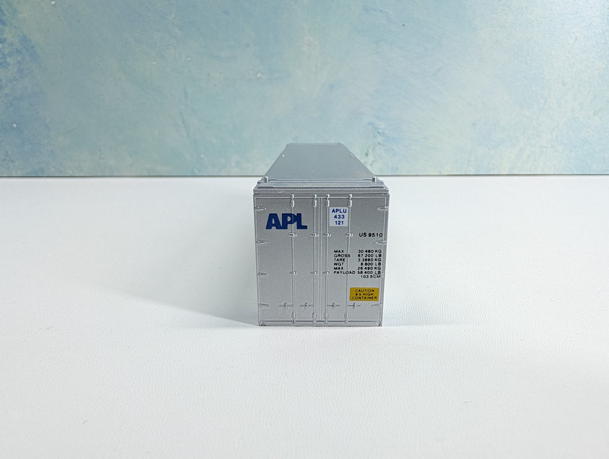 USED Con-Cor HO Scale 45' Container American President Lines APLU #433121
