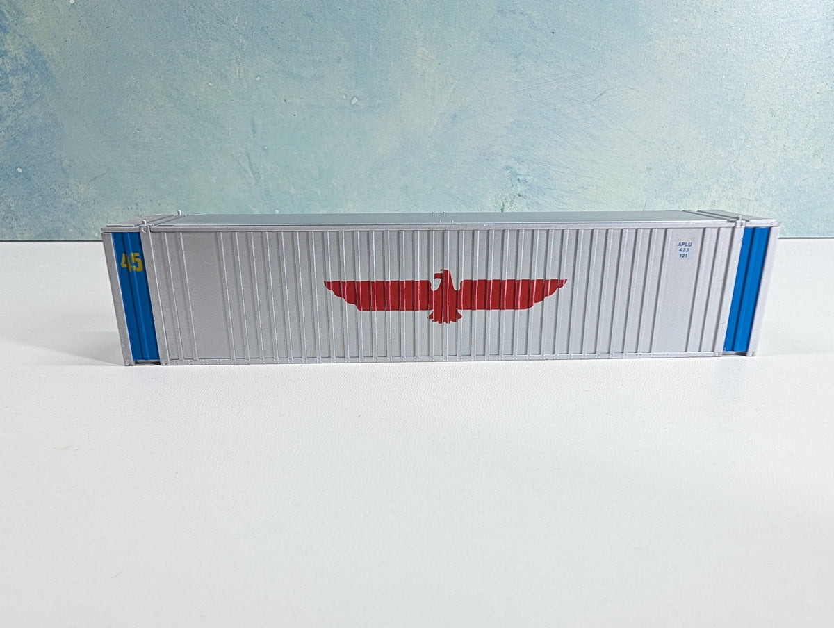 USED Con-Cor HO Scale 45' Container American President Lines APLU #433121