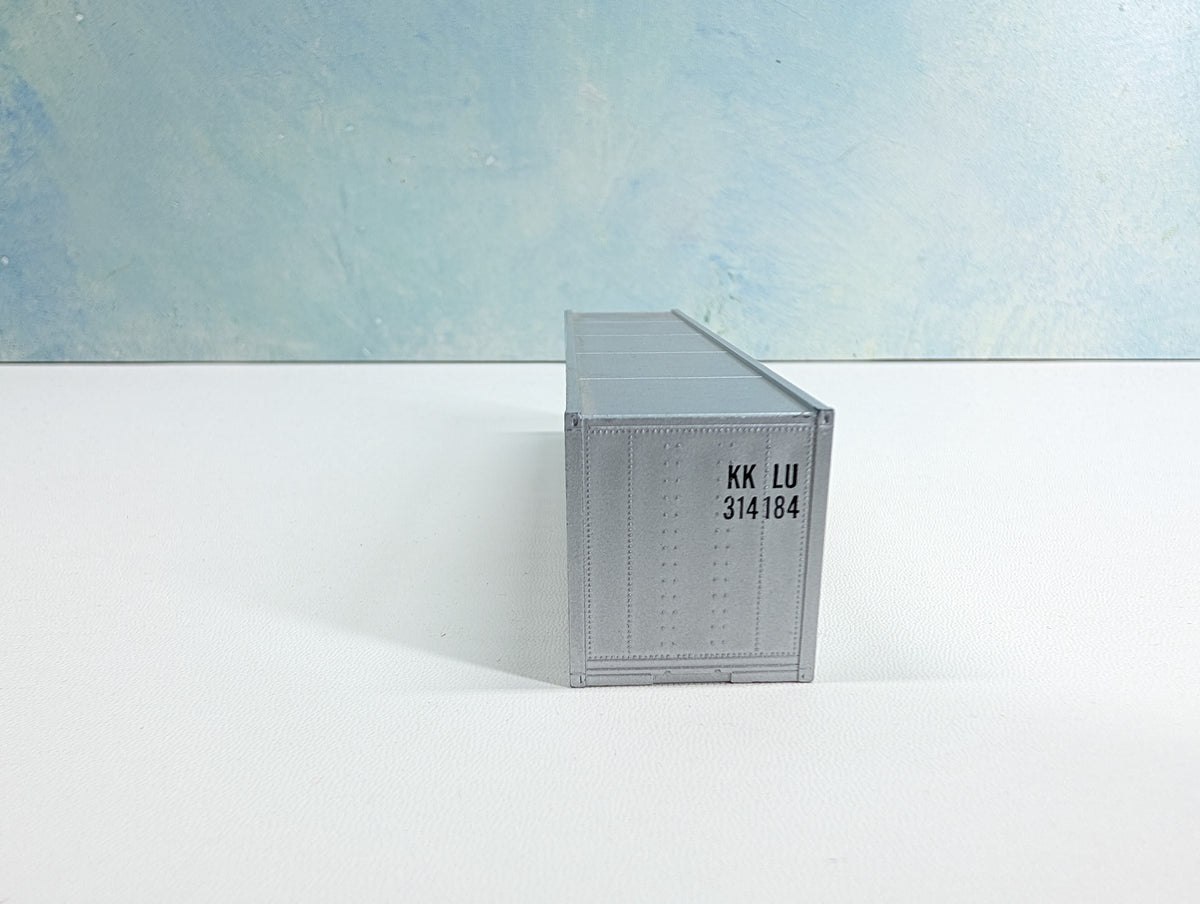 USED HO Scale 40' Ribbed Side Container K Line KKLU #314184