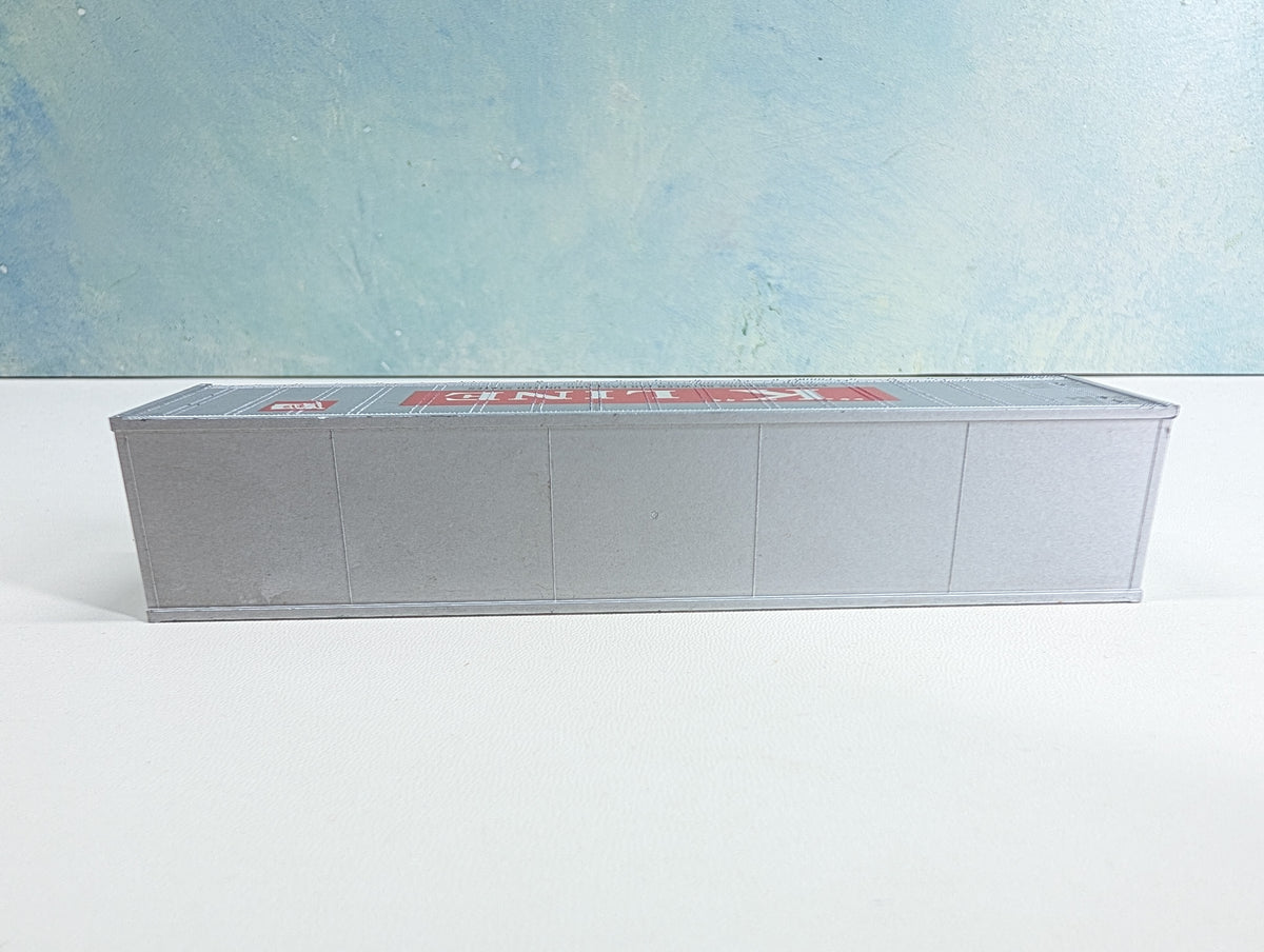 USED HO Scale 40' Ribbed Side Container K Line KKLU #314184