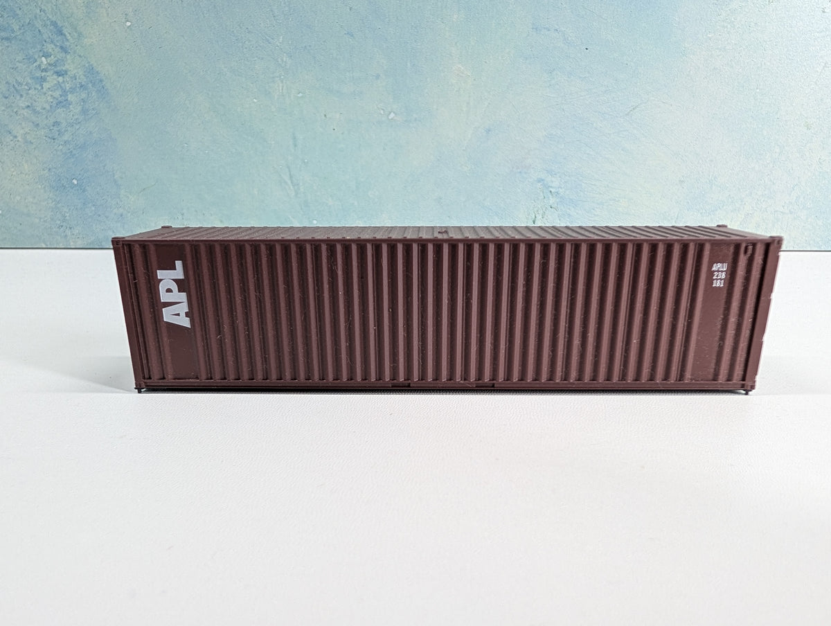 USED HO Scale 40' Container APL APLU #238181