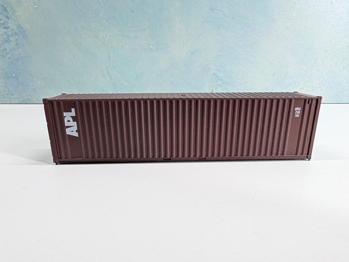 USED HO Scale 40' Container APL APLU #238181