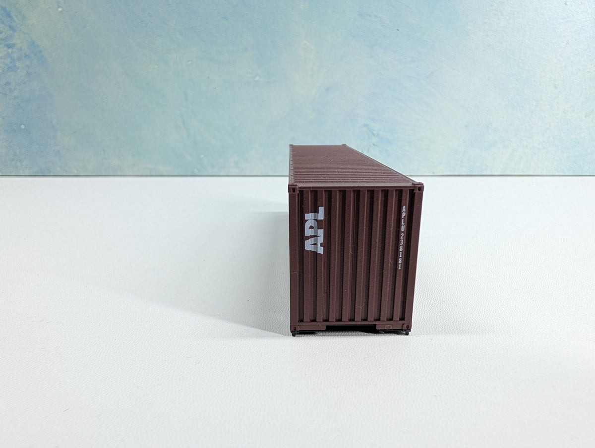 USED HO Scale 40' Container APL APLU #238181