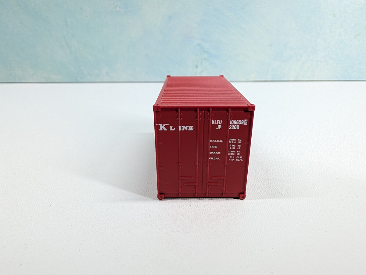 USED Walthers HO Scale 20' Container K Line KLFU #1096596