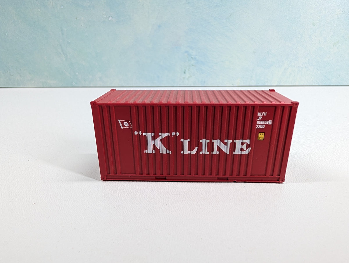 USED Walthers HO Scale 20' Container K Line KLFU #1096596