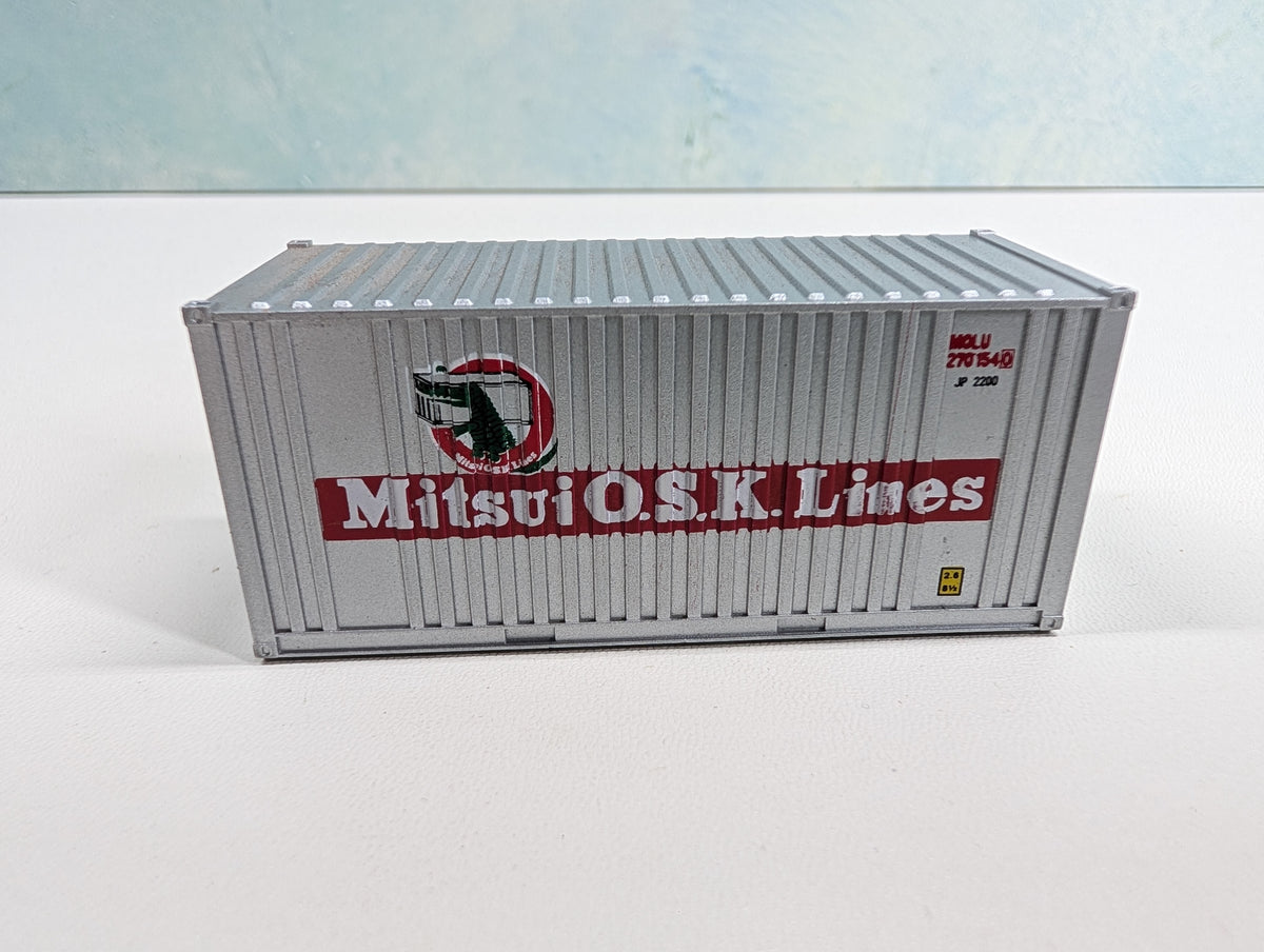 USED Walthers HO Scale 20' Container Mitsui O.S.K. Lines MOLU #2701540