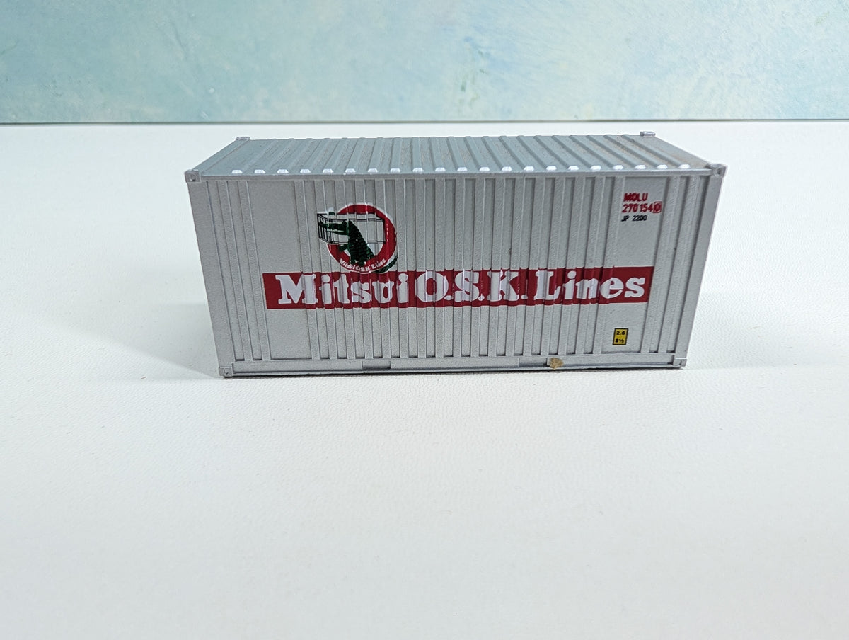 USED Walthers HO Scale 20' Container Mitsui O.S.K. Lines MOLU #2701540