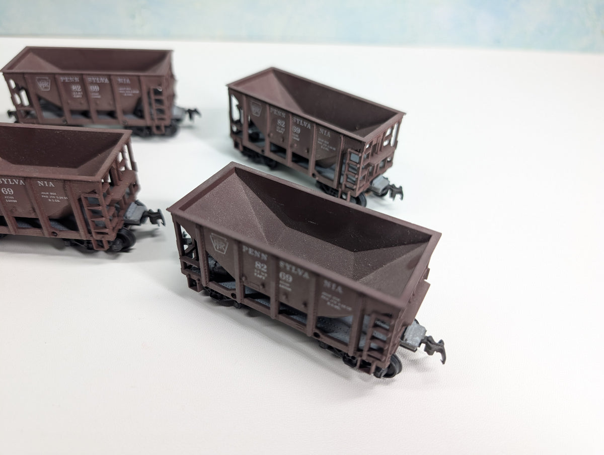 USED Roundhouse HO Scale Ore Cars Pennsylvania PRR #8269 (8 pcs)